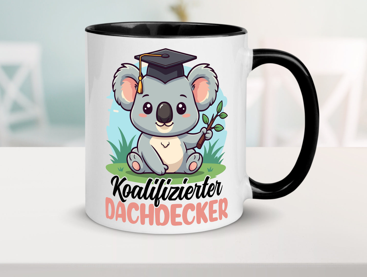 Koalifizierter Dachdecker | Dachbau Hausbau lustiger Spruch Geschenk Humor