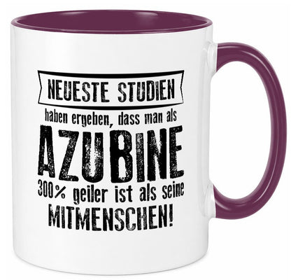 Neuste Studien: Azubine | Ausbildung Lehre Lehrling Geschenk Humor Geschenkidee Tasse