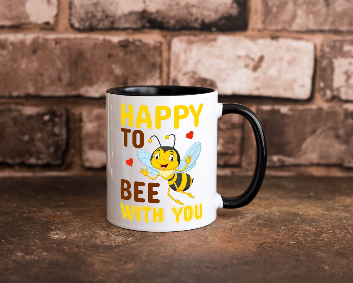 Happy Bee | Beziehung Tasse Freundschaft Bienen Humor Geschenkidee