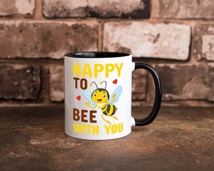 Happy Bee | Beziehung Tasse Freundschaft Bienen Humor Geschenkidee