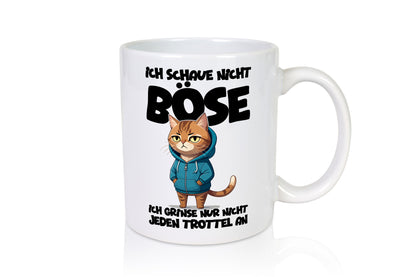 Ich schaue nicht böse | Katze Katzenliebhaber Geschenk Tierliebhaber Humor