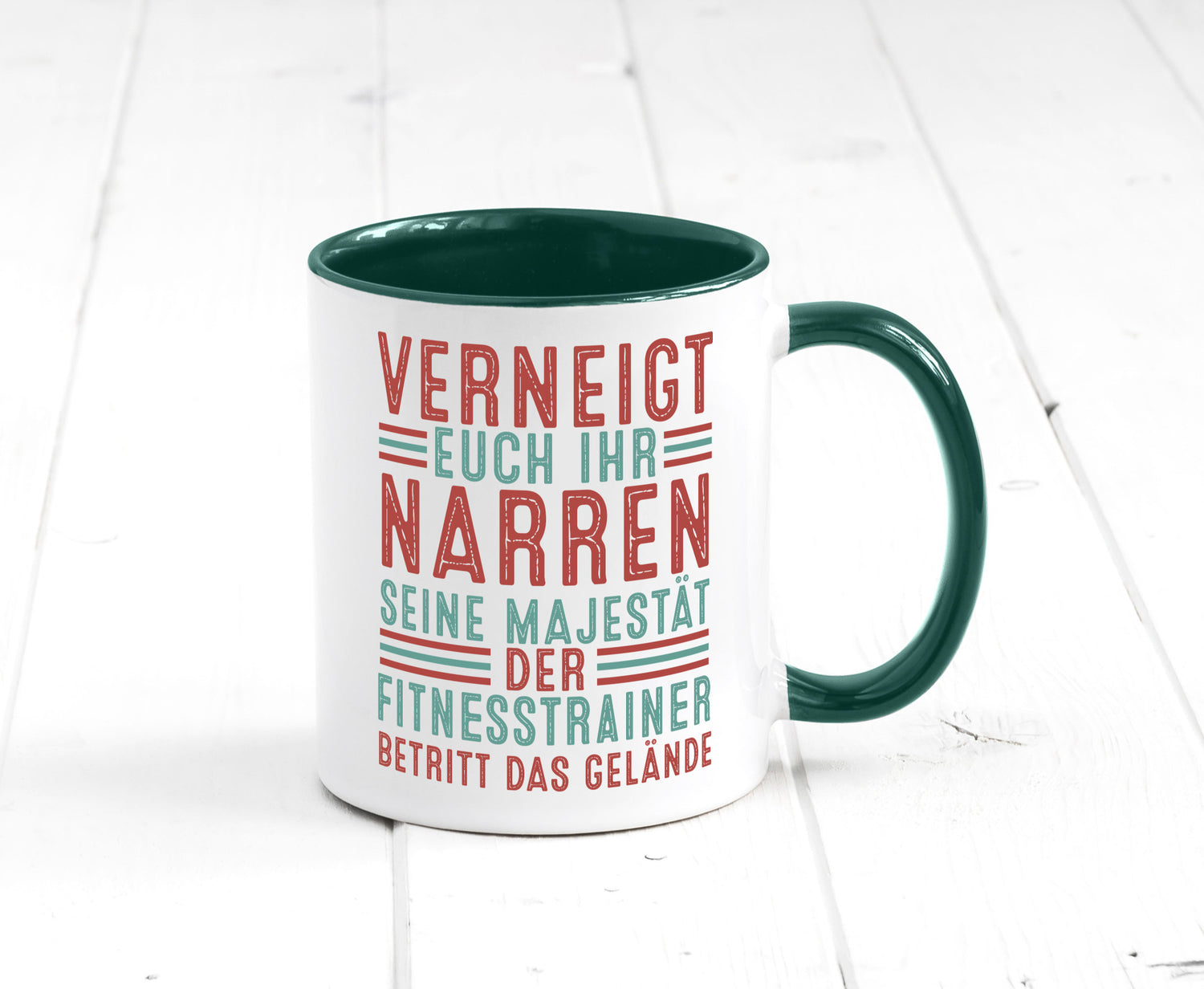 Verneigt euch: Fitnesstrainer | Personal Trainer v2 lustig Humor Geschenkidee
