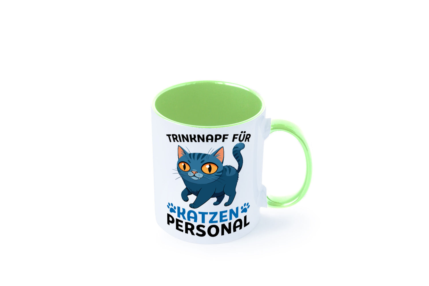 Katzen Personal | Katzenbesitzer Tasse Katze Humor vl2 Tierliebhaber