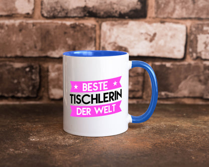 Beste Tischlerin | Tischlerei lustiger Spruch Geschenk Humor Geschenkidee Tasse