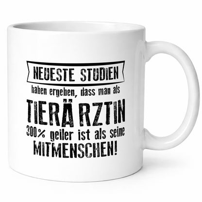 Neuste Studien: Tierärztin | Mediziner Tiermedizin Geschenk Tierliebhaber Humor