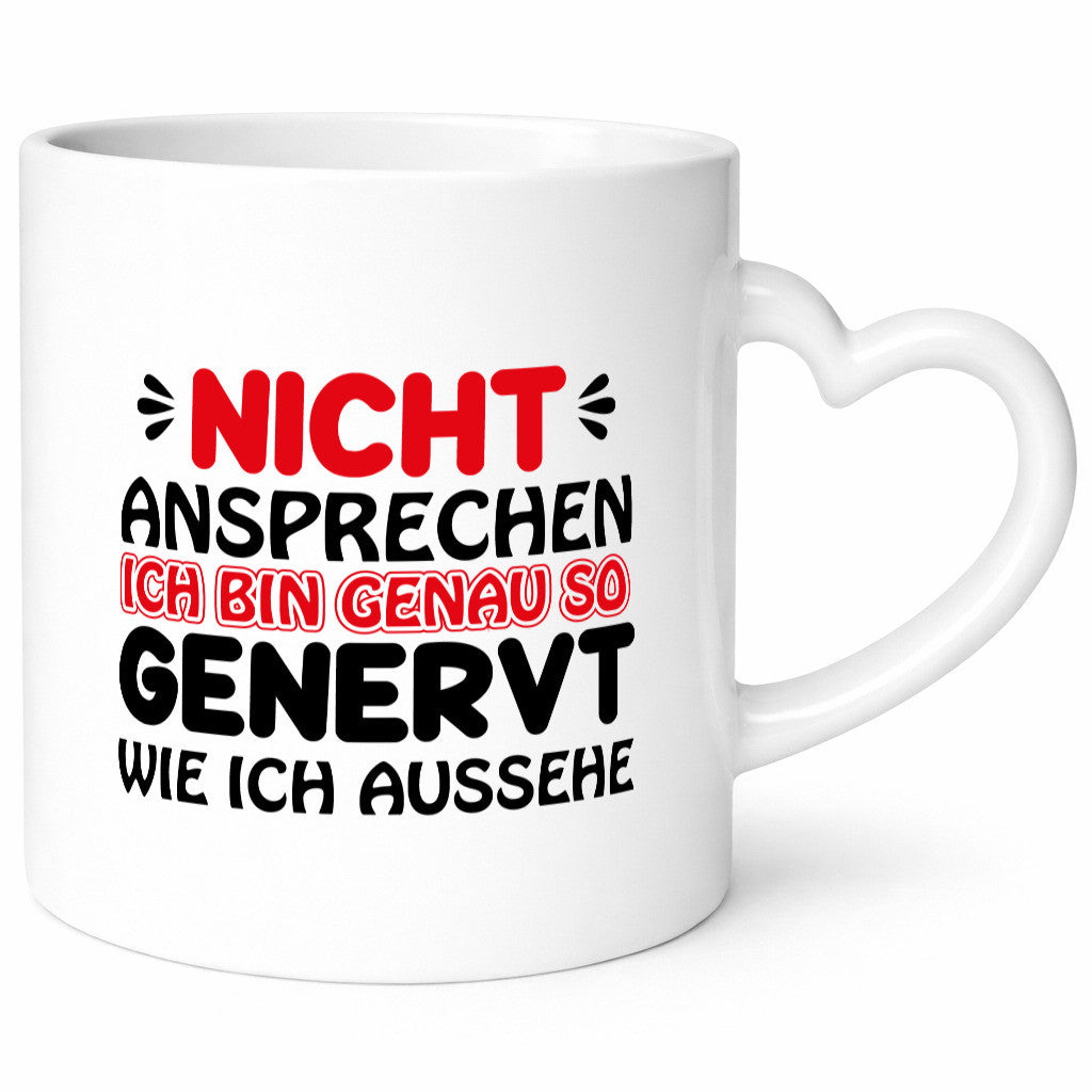 Ich bin genervt lustiger Spruch Geschenk Humor Geschenkidee Tasse