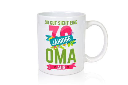 70. Geburtstag | 70 Jährige Oma Großmutter Geschenkidee Familie Humor Tasse