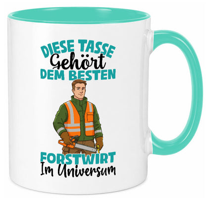 Im Universum: Forstwirt | Waldarbeiter lustig Arbeit Kollegen Büro Geschenk