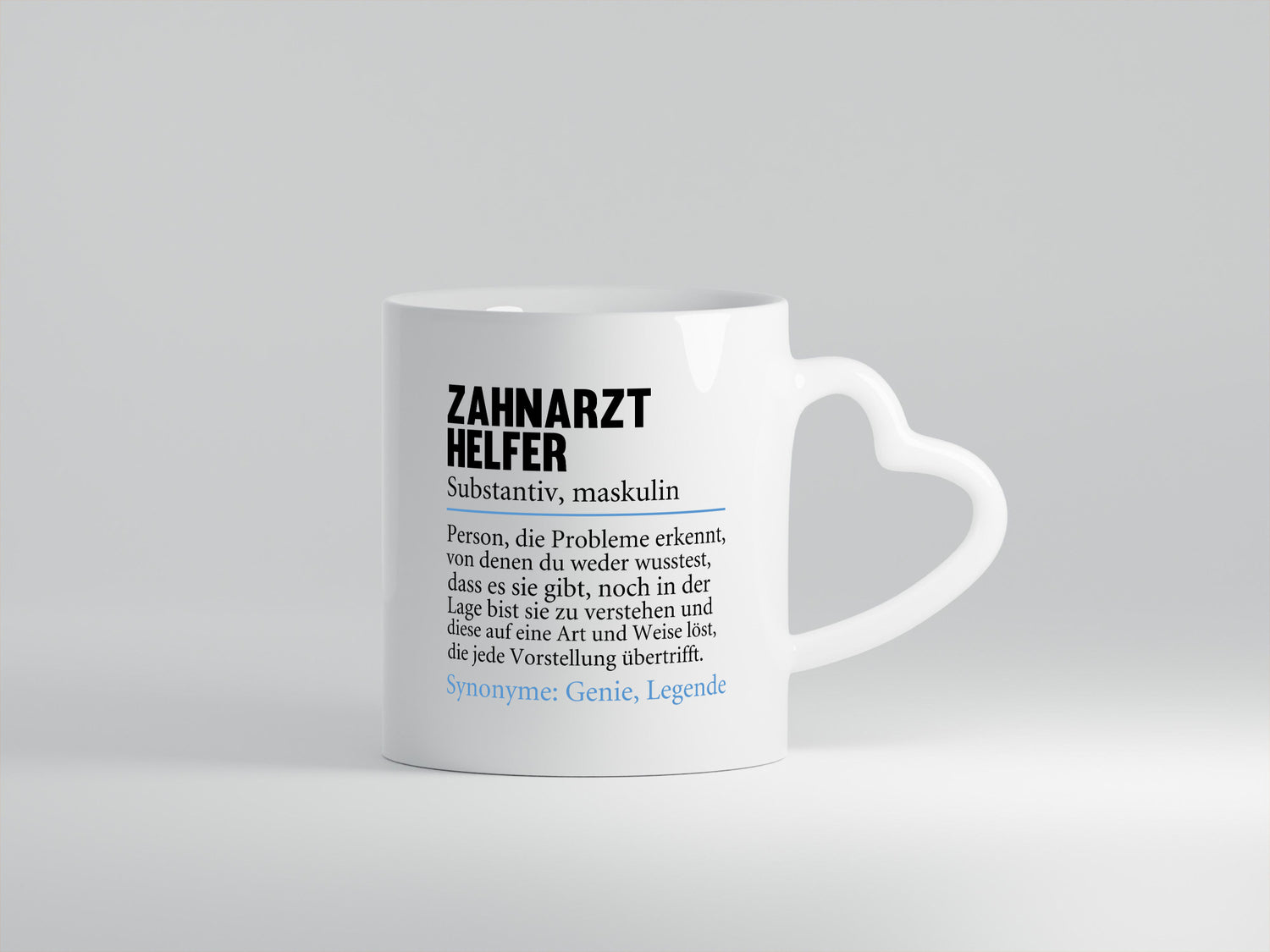 Zahnarzthelfer | Spruch Humor Zahnmedizin Geschenkidee Tasse