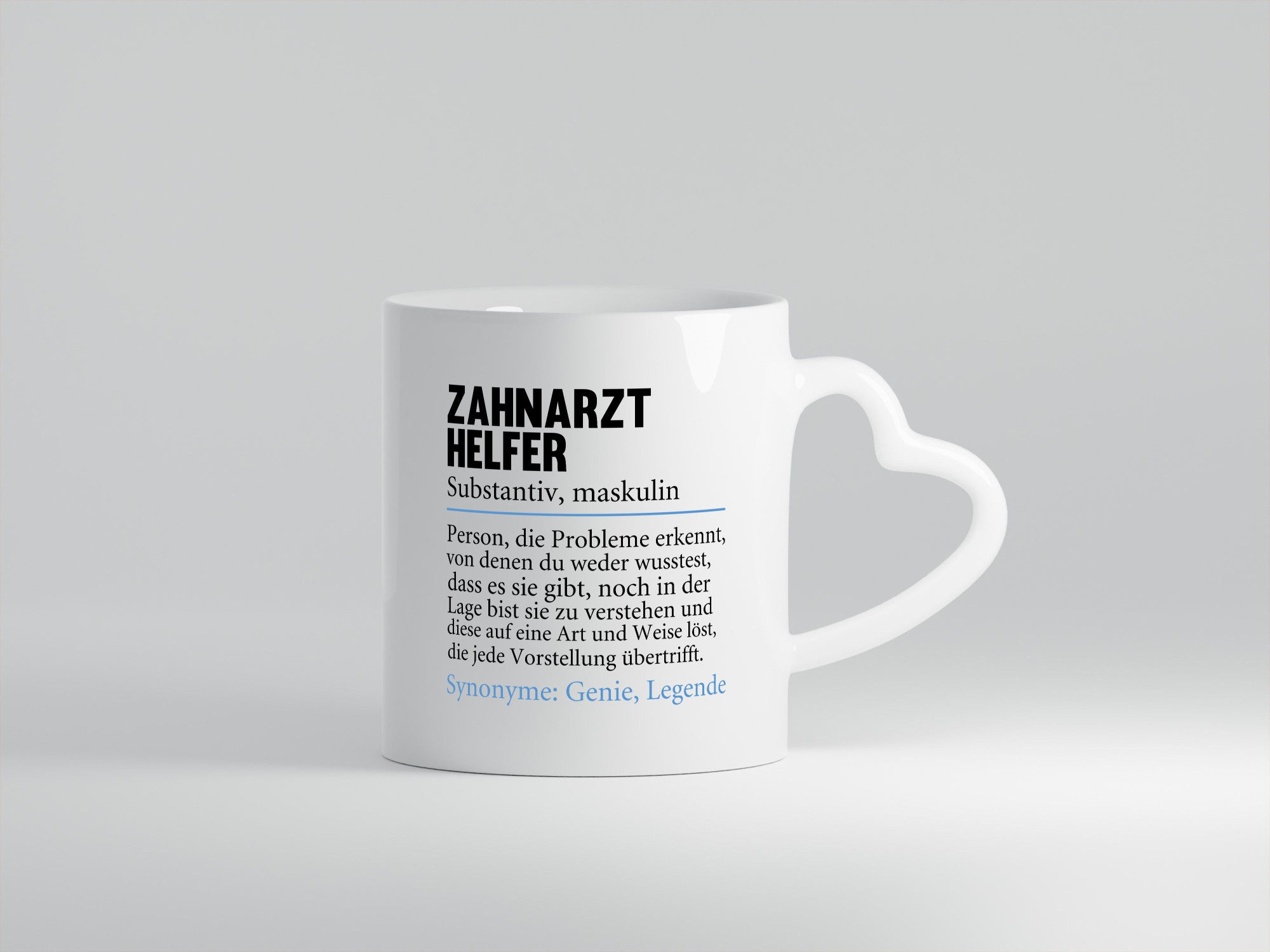 Zahnarzthelfer | Spruch Humor Zahnmedizin Geschenkidee Tasse