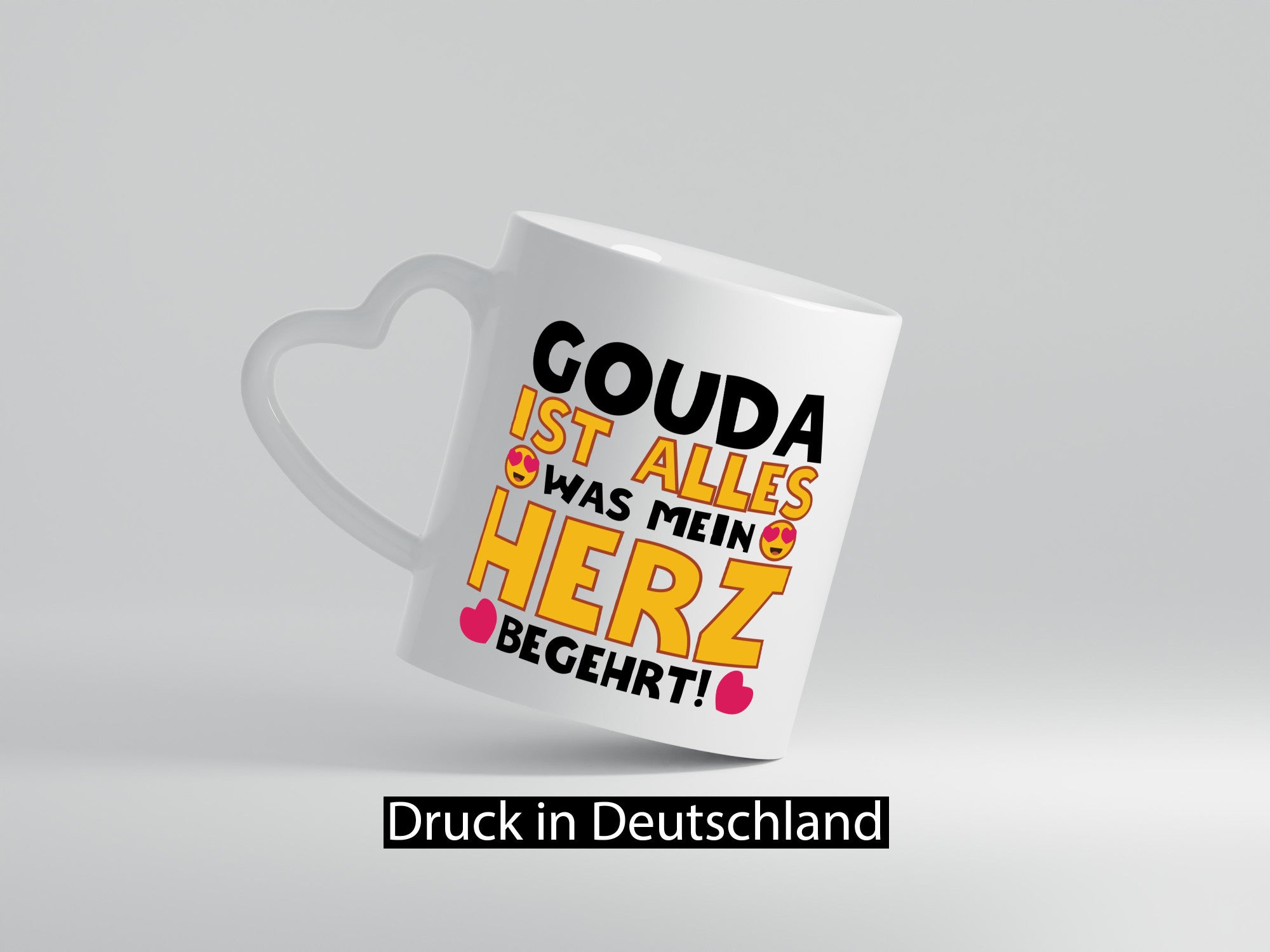 Ich brauche Gouda | Käseliebhaber Käse lustig Humor Geschenkidee Geschenk Tasse