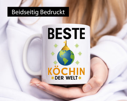 Weltbeste Köchin | Chefköchin Chefkoch Geschenk Arbeit Kollegen Büro lustig