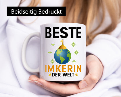 Welt Beste Imkerin | Imkerei lustiger Spruch Geschenk Humor Geschenkidee Tasse