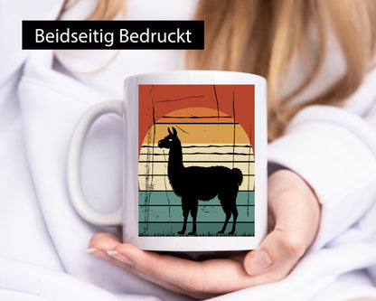 Lama | Llama jahrgang Vintage Alpaka Geschenk Humor Geschenkidee lustiger