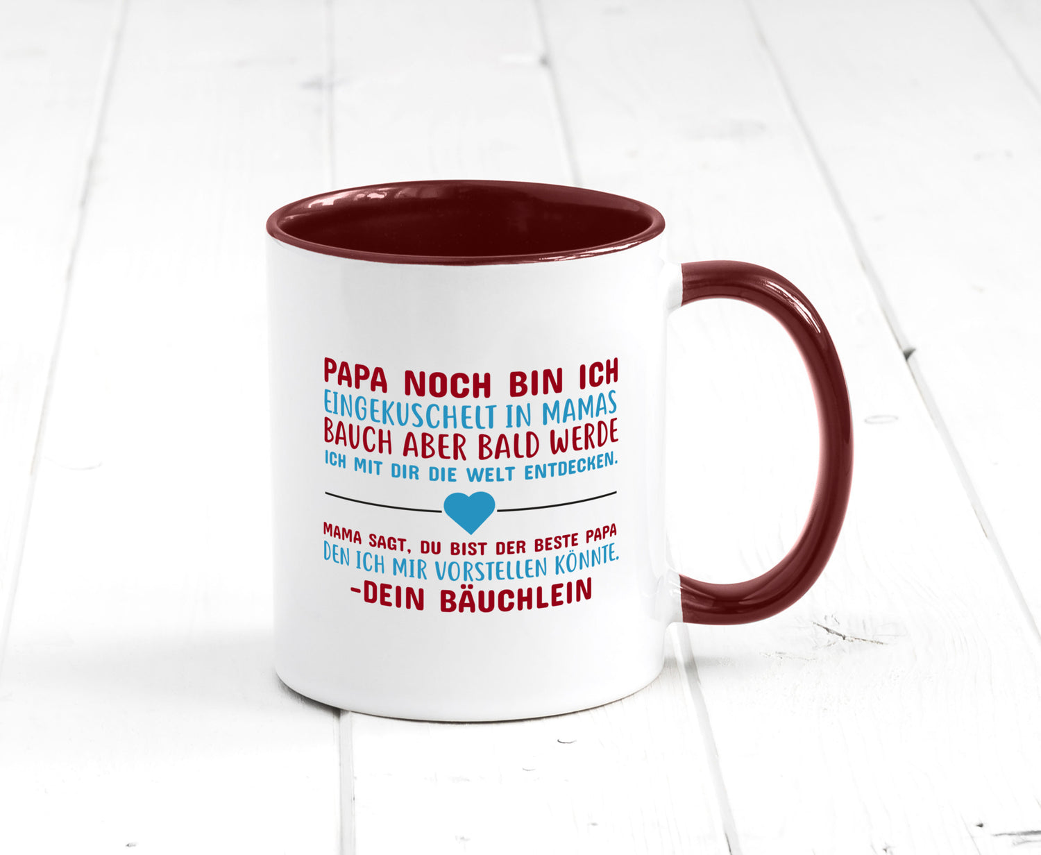 Schwangerschaft | Vaterschaft Tasse Papa Spruch Geschenk Familie Geschenkidee