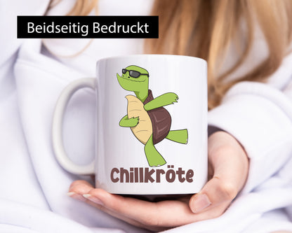 Chillkröte | Relaxen Schildkröte lustiges Tiermotiv lustiger Spruch Geschenk