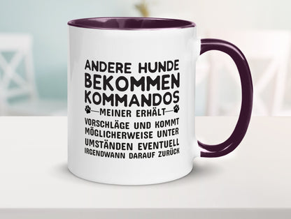 Hunde Training | Hundebesitzer Tasse Hundekommando lustig Tierliebhaber Humor