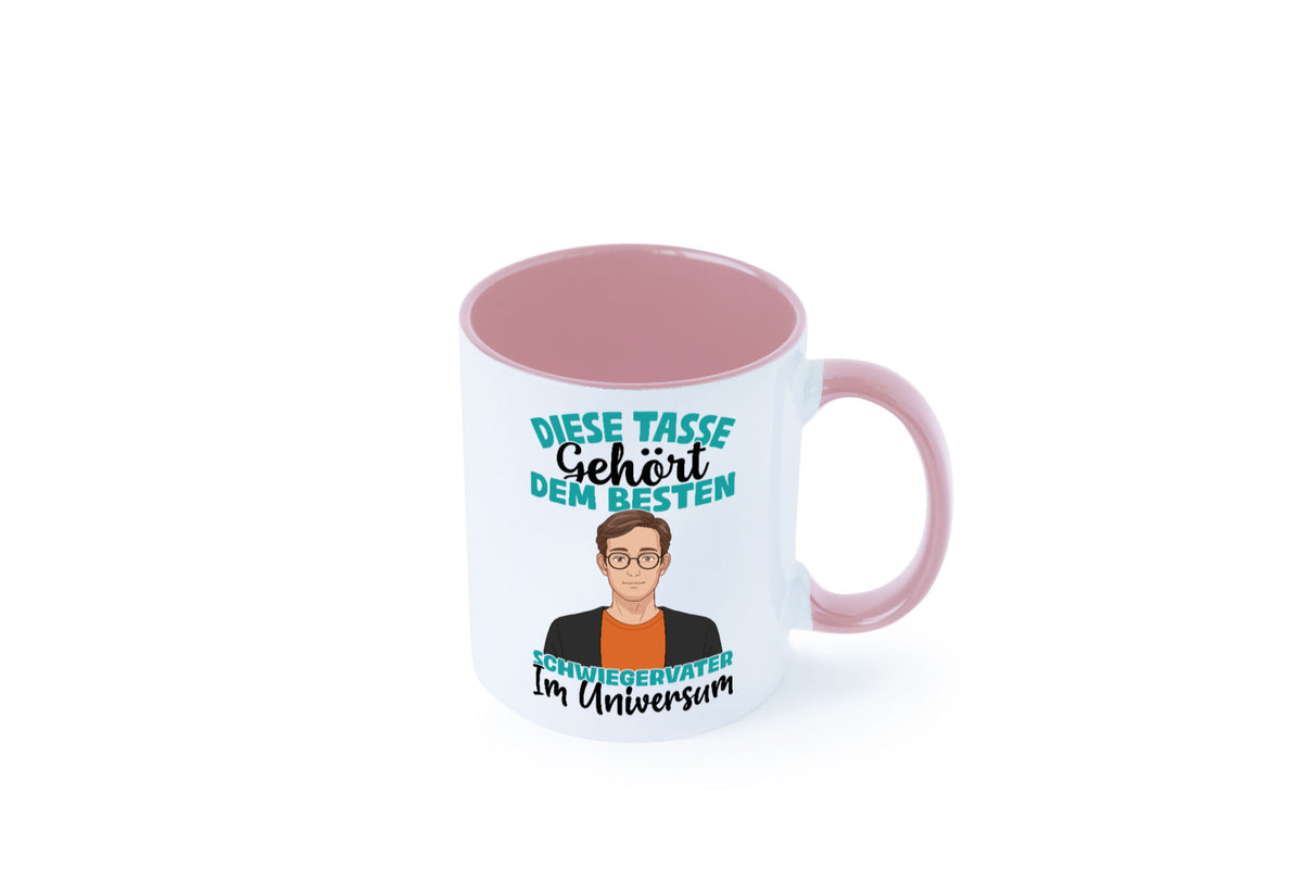 Im Universum: Schwiegervater |Schwiegersohn | Beziehung Geschenkidee Familie Tasse
