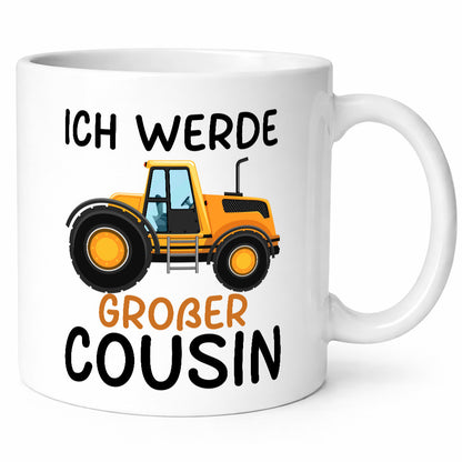 Ich werde Großer Bruder | Schwangerschaft Traktor lustiger Spruch Geschenk