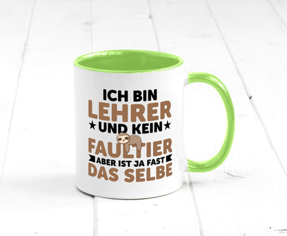 Ich bin kein Faultier: Lehrer | Schule Beruf Schüler Humor Arbeit Kollegen Büro