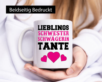 Lieblings Schwester lustig Humor Geschenkidee Geschenk Tasse