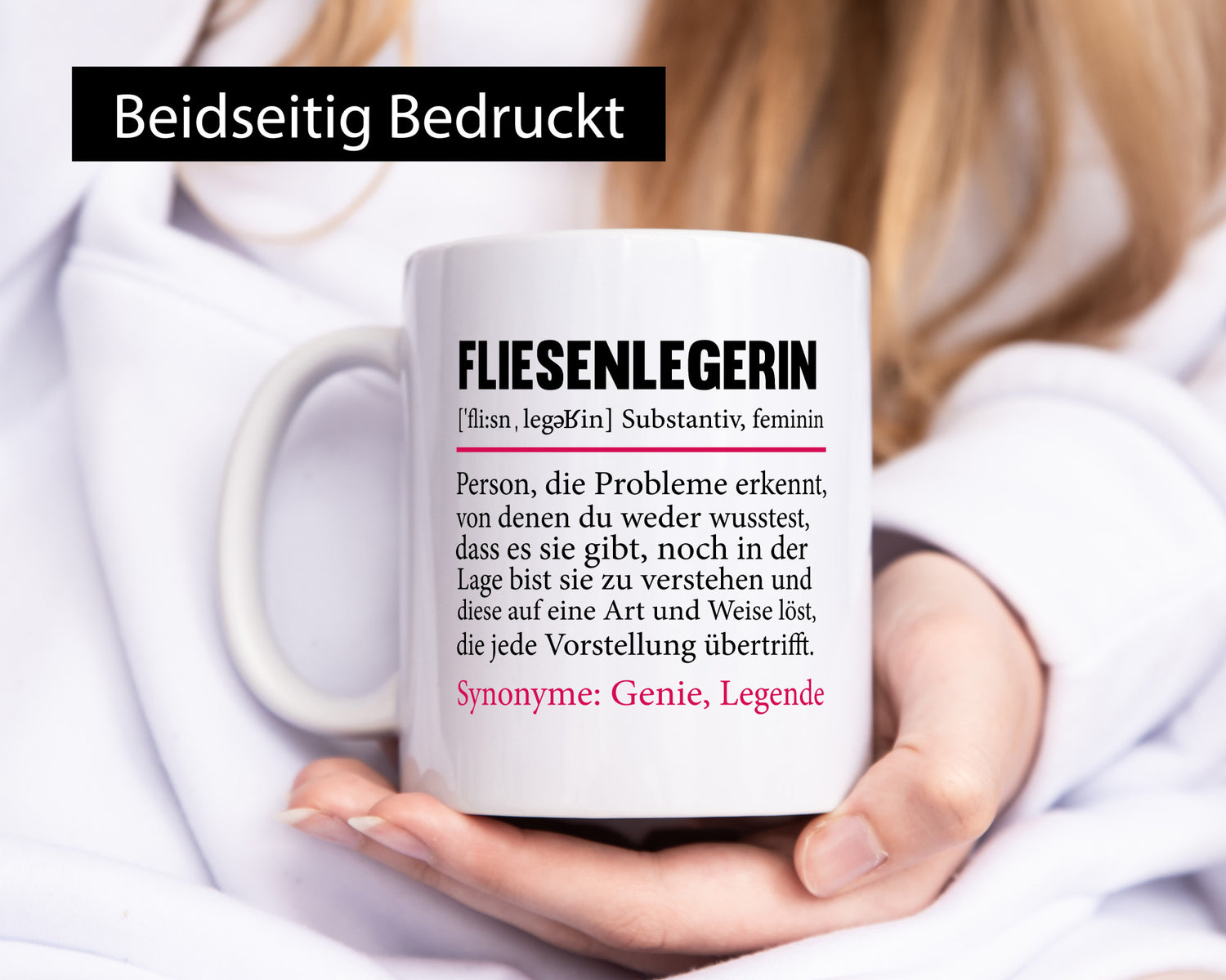Fliesenlegerin | Beruf Fliesenlegen Bau Geschenkidee Arbeit Kollegen Büro Humor