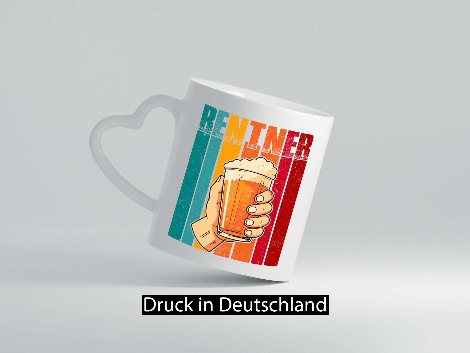 Rentner mit Bier | Bierliebhaber Ruhestand Humor Jubiläum Geschenkidee Tasse