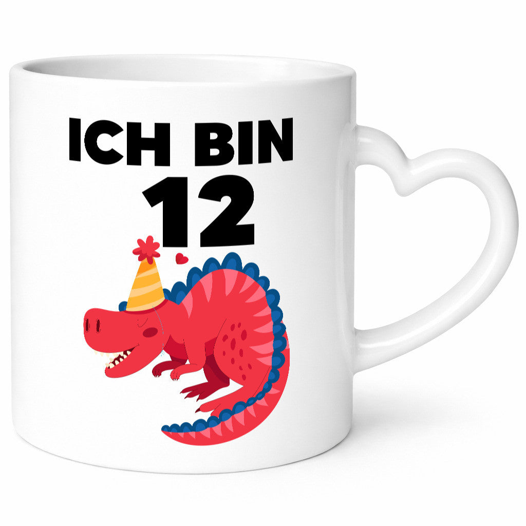 12. Geburtstag | Dino Dinosaurier 12 Jahre Geschenkidee Humor Tasse
