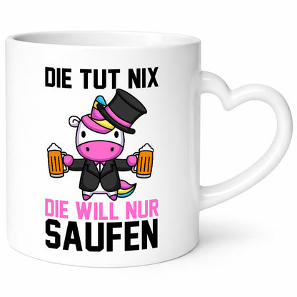 Die tut nix will nur Saufen | Einhorn Bier v2 lustig Humor Geschenkidee
