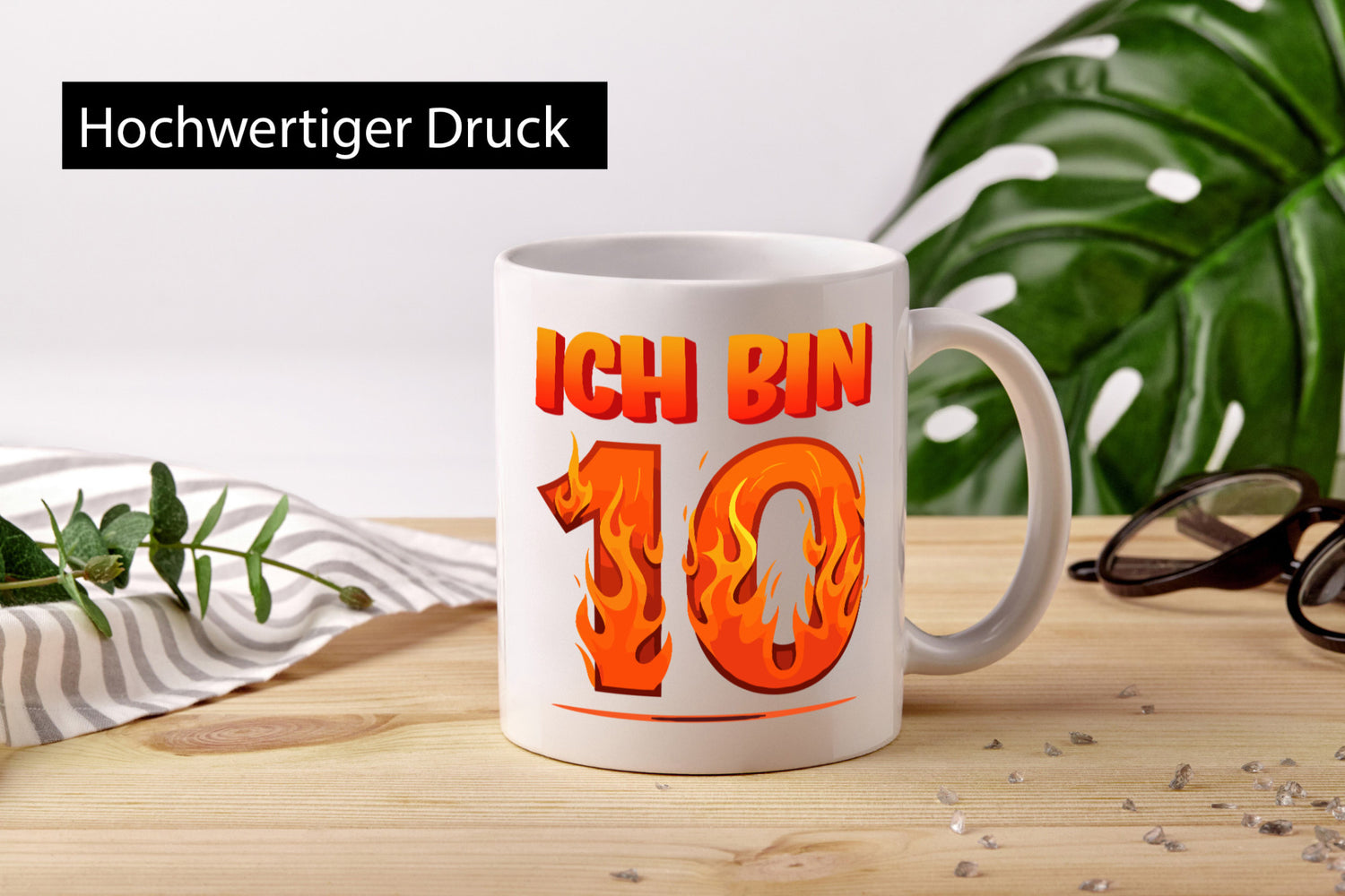 10. Geburtstag | 10 Jahre Drache lustiger Spruch Geschenk Geschenkidee Tasse