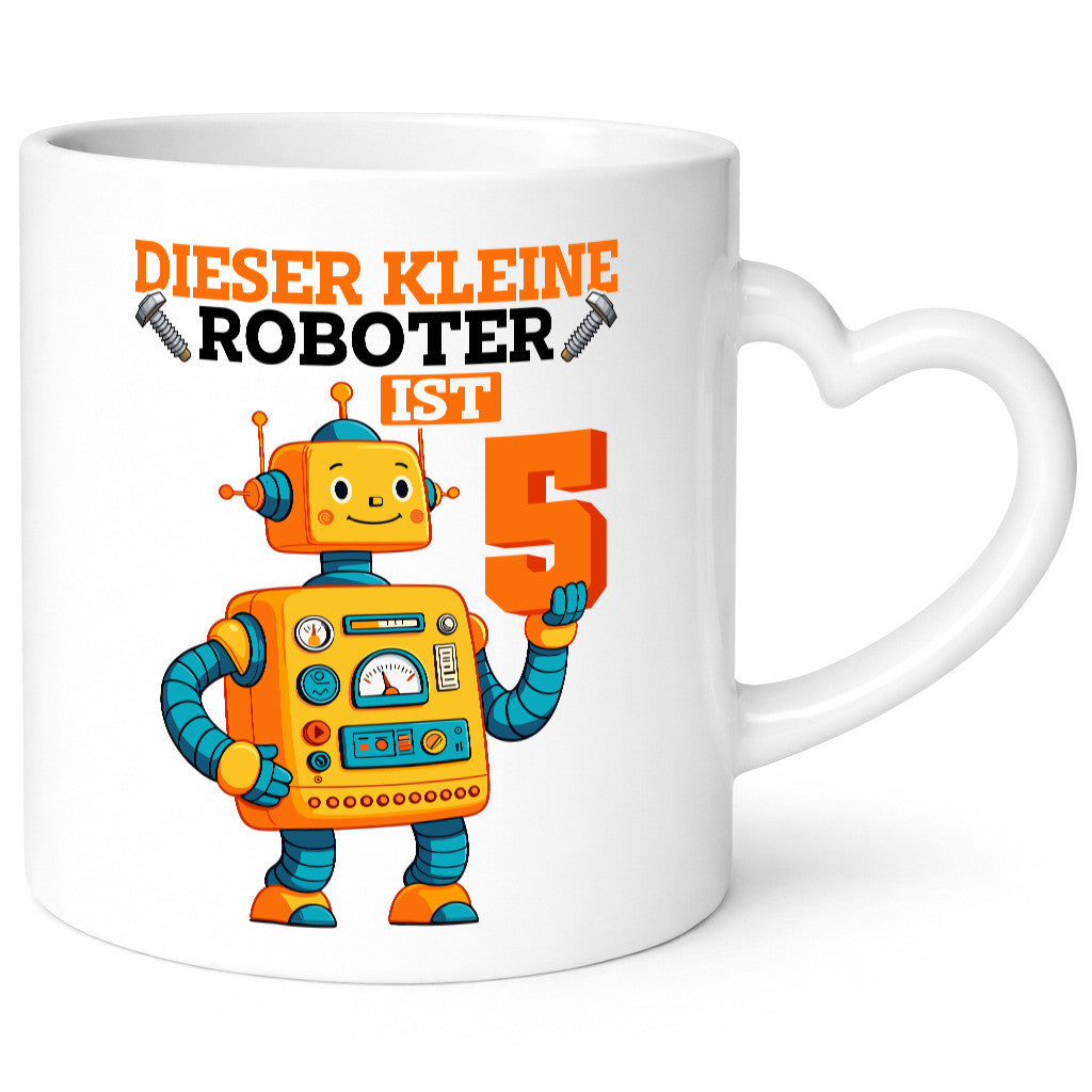5. Geburtstag | 5 Jahre Roboter Junge lustiger Spruch Geschenk Geschenkidee