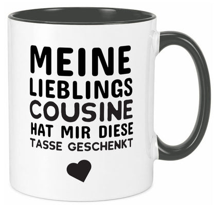 Lieblingscousine | Cousine Tasse Cousinen Humor Geschenkidee