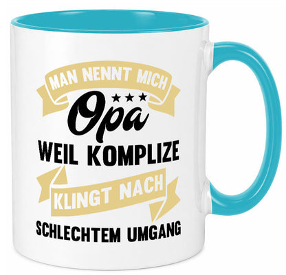 Man nennt mich Opa | Bester der Welt Humor Familie Geschenkidee Tasse