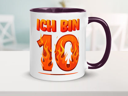 10. Geburtstag | 10 Jahre Drache lustiger Spruch Geschenk Geschenkidee Tasse