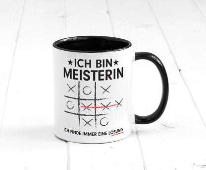 Löse Probleme: Meisterin | Meisterbrief lustig Humor Geschenkidee Geschenk Tasse