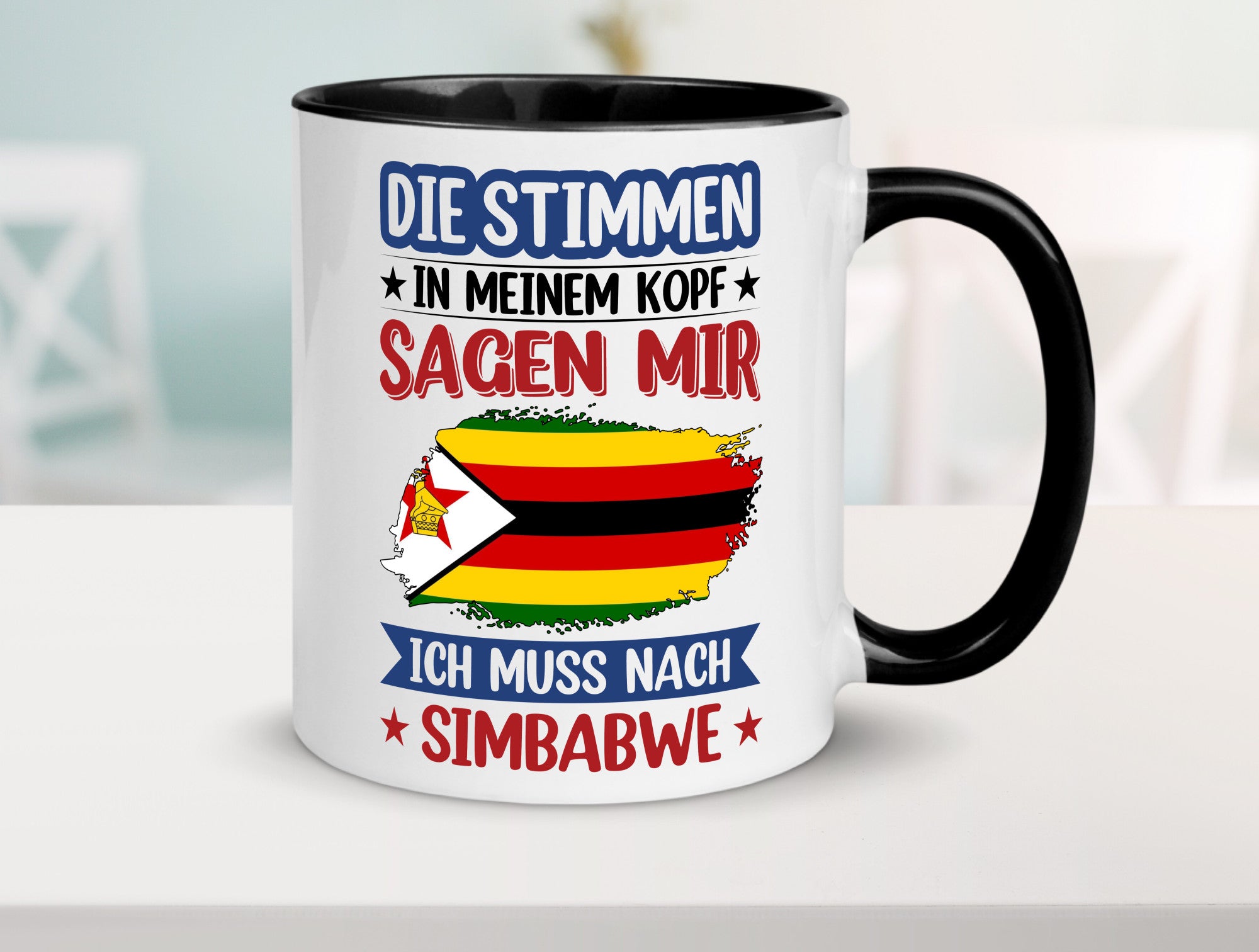 Simbabwe | Urlaub Stimmen in meinem Kopf Traumland v2 Geschenk Humor
