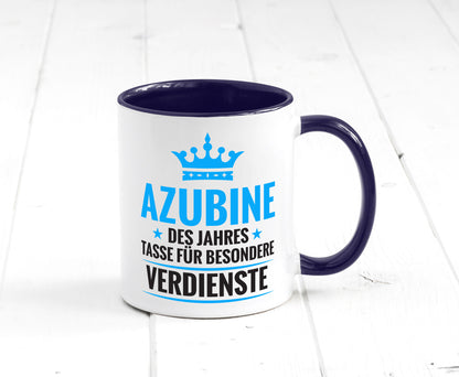 Besonderer Verdienst: Azubine | Ausbildung Lehrling lustig Humor Geschenkidee
