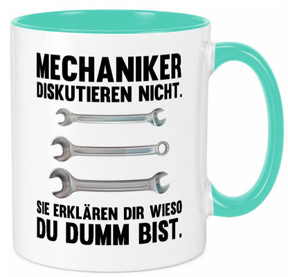 Mechaniker Diskutieren nicht sie erklären nur wieso Geschenkidee Tierliebhaber