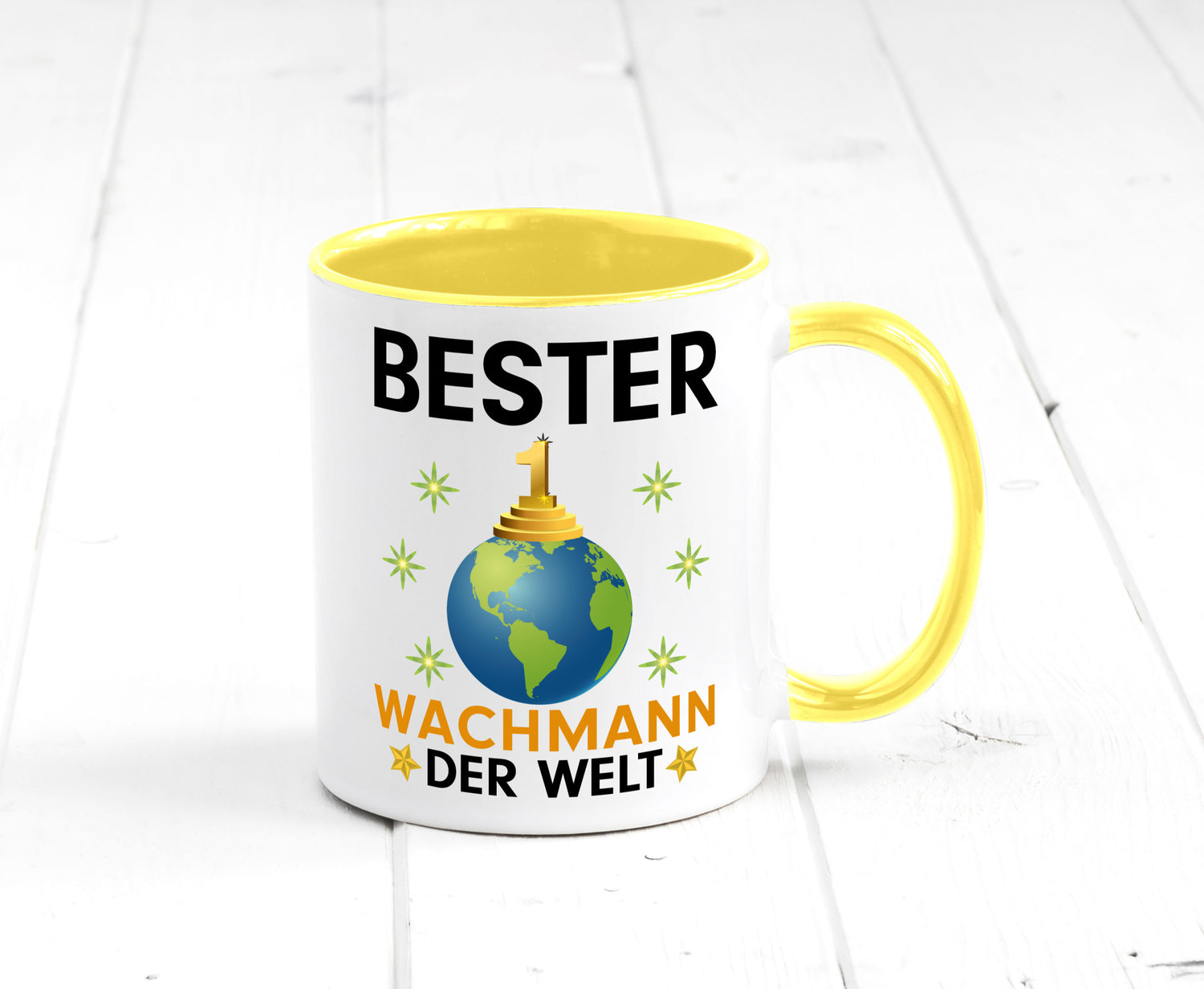 Welt Bester Wachmann | Wachpersonal Nachtwächter Humor Geschenkidee Tasse
