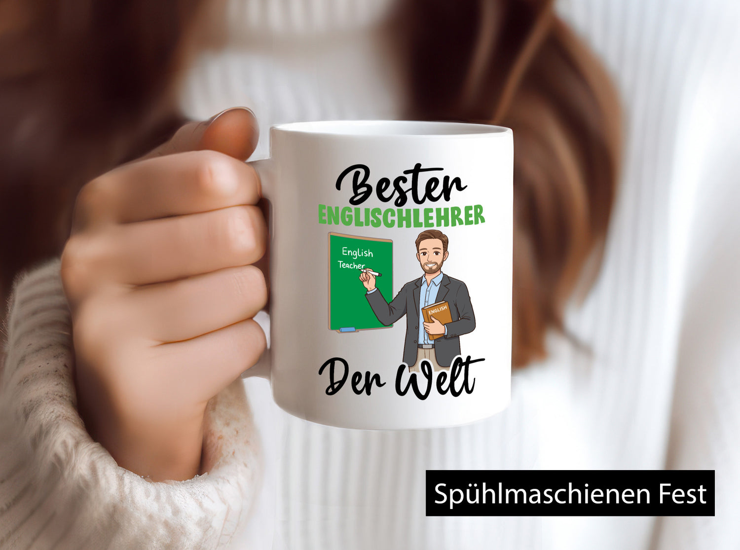 Bester Englischlehrer | Schule Englisch v2 Humor Geschenkidee Tasse