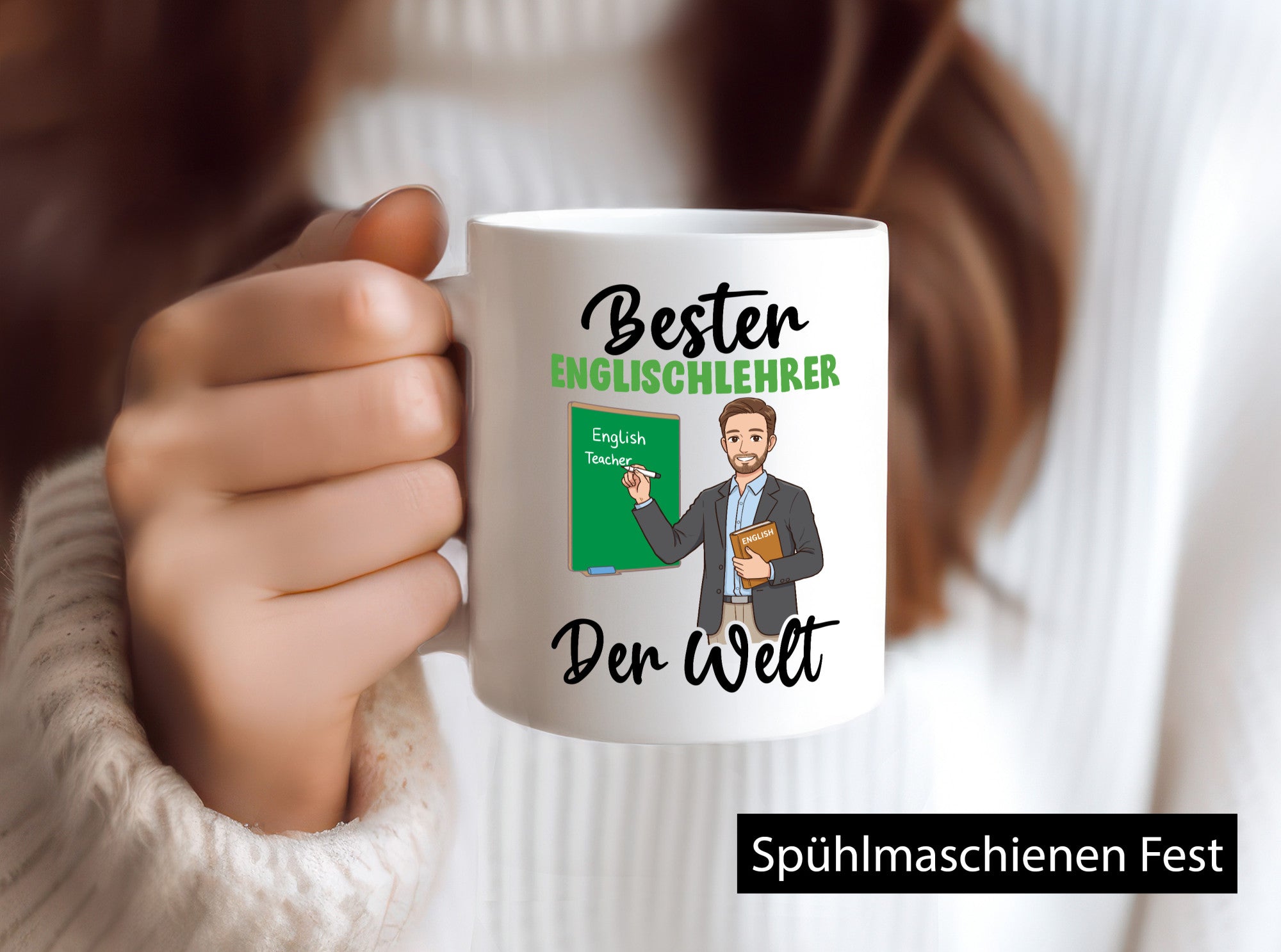 Bester Englischlehrer | Schule Englisch v2 Humor Geschenkidee Tasse