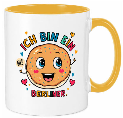 Ich bin ein Berliner | Krapfen Pfannkuchen Humor Geschenkidee Tasse