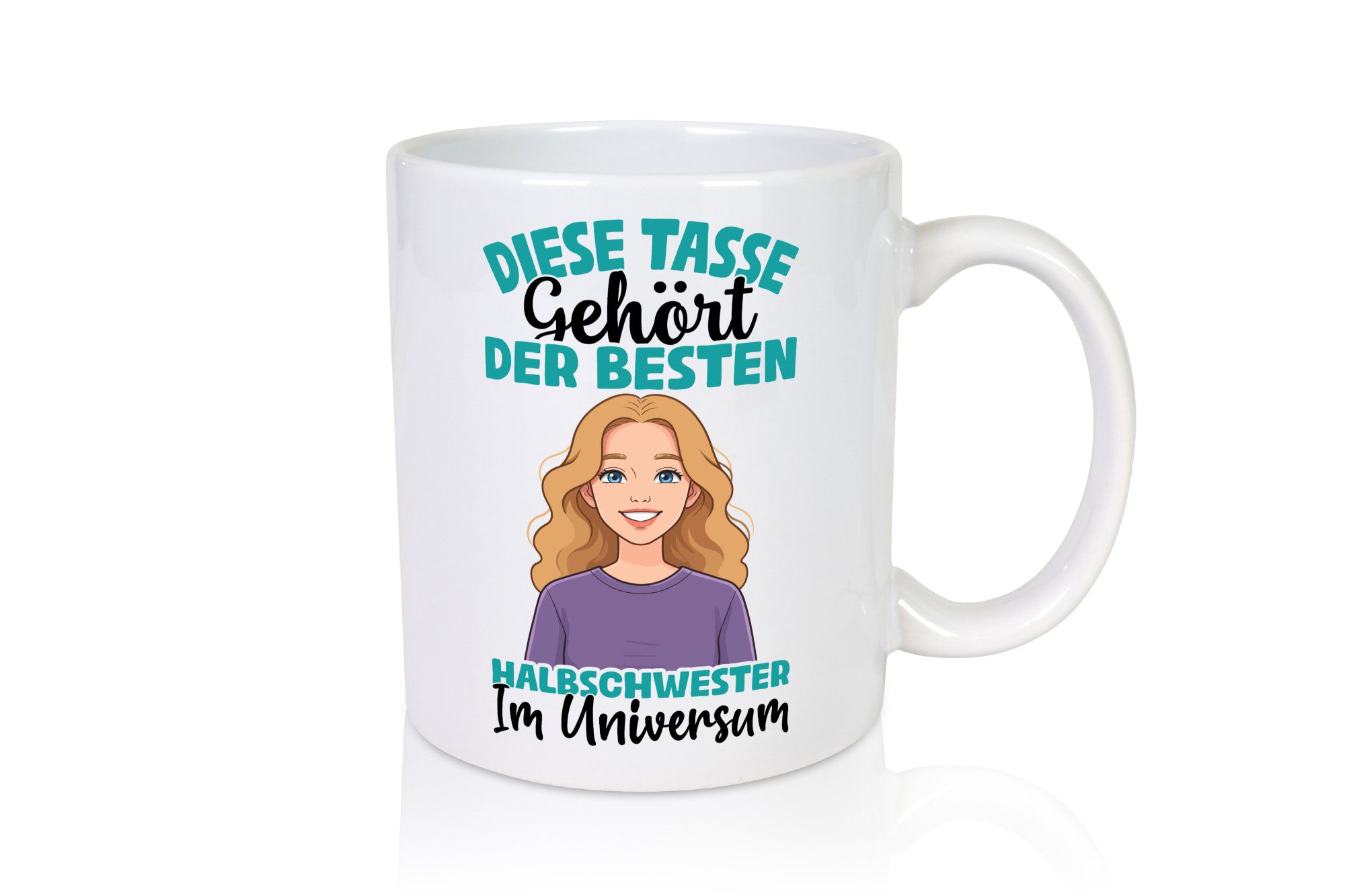 Im Universum: Halb Schwester | Stiefvater Stiefmutter Geschenkidee Familie