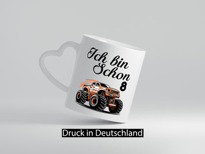 8. Geburtstag | Monster truck 8 Jahre Geschenk Geschenkidee lustiger Spruch