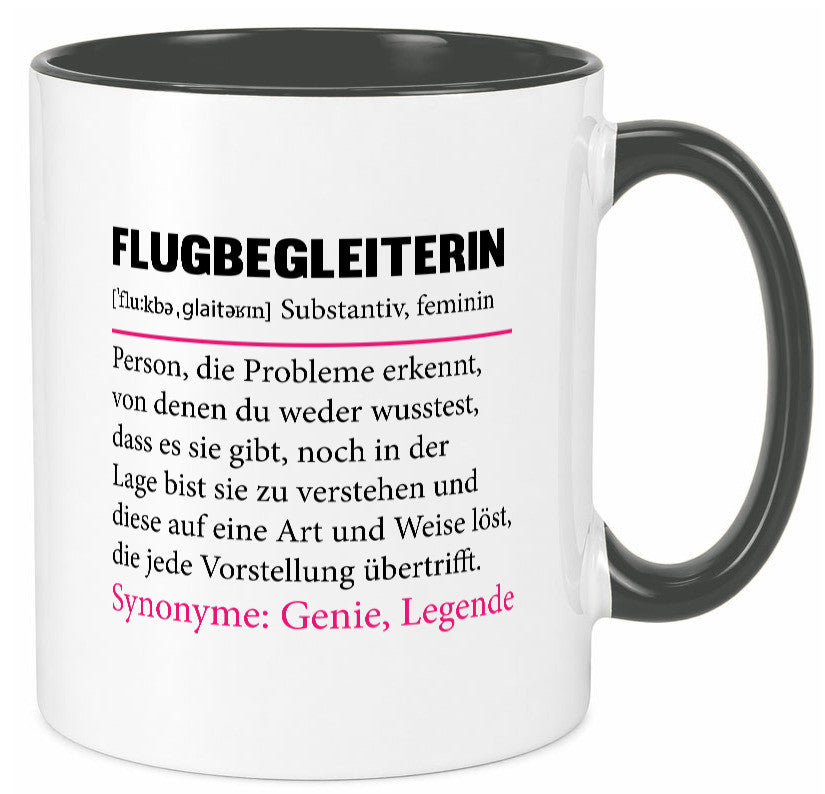 Flugbegleiterin | Spruch Stewardess Flughafen lustiger Geschenk Humor