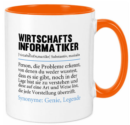 Wirtschaftsinformatiker | Beruf Wirtschaft Informatik lustig Arbeit Kollegen Tasse