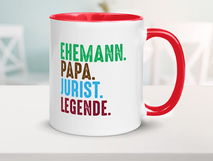 Ehemann Mama Jurist Legende | Anwalt Jura lustig Familie Geschenkidee Geschenk