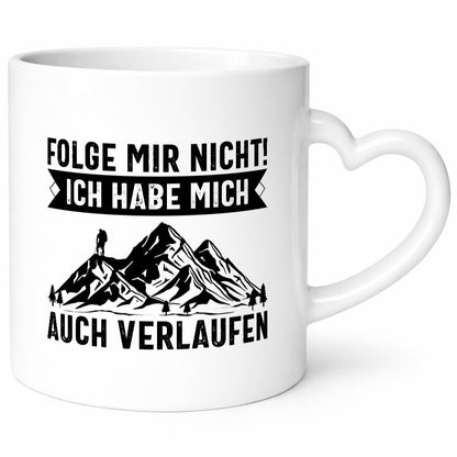 Nicht folgen, verlaufen | Wanderer Berge lustiger Spruch Geschenk Humor
