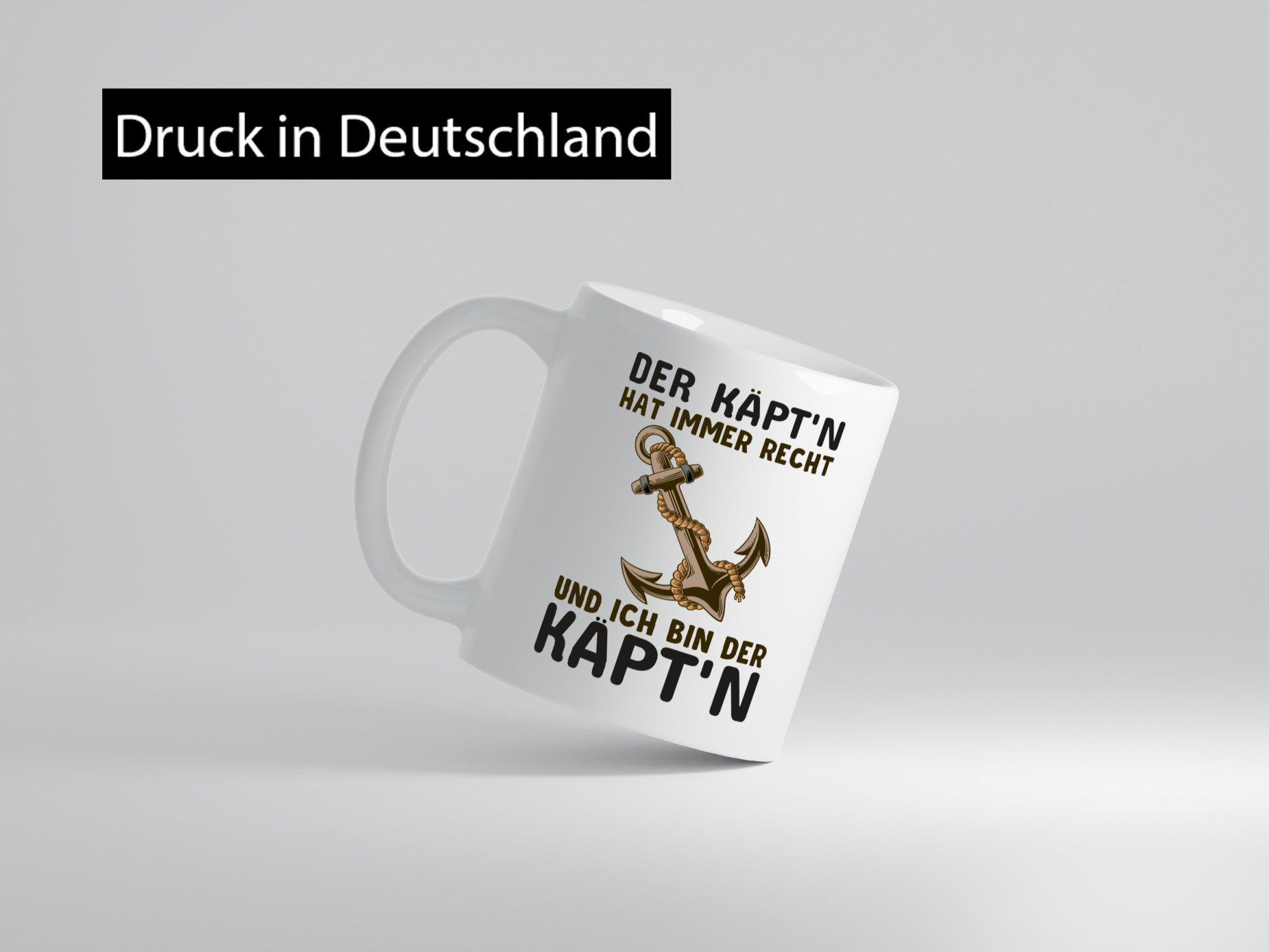 Der Kapitän | Käpt?n Tasse Schifffahrer Boot lustig Humor Geschenkidee Geschenk