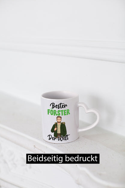 Bester Förster | Forst Arbeit v2 lustig Kollegen Büro Geschenk Tasse